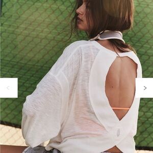 Free people my time layer white XS/S